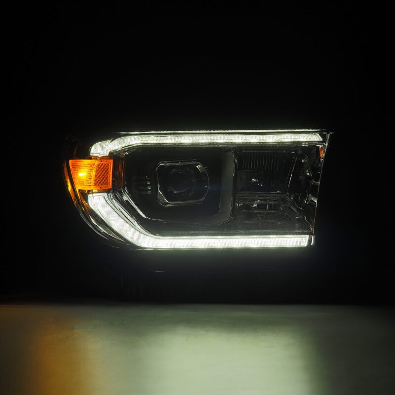 AlphaRex 07 - 13 Toyota Tundra / 08 - 17 Sequoia LUXX LED Proj HL Chrome w/Actv Light / Seq. Sig + DRL - My Store