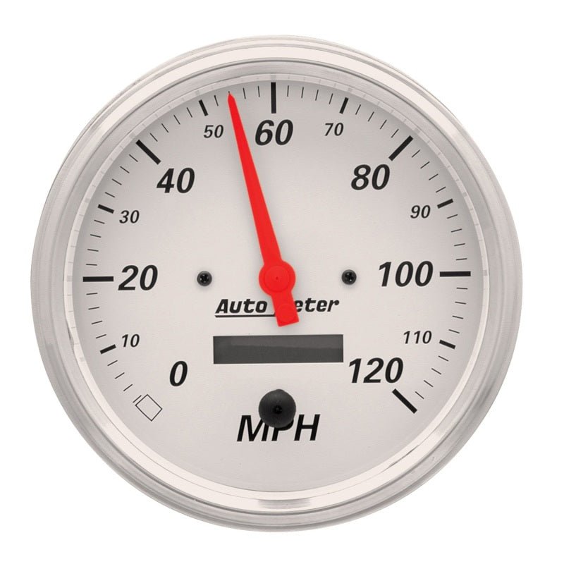 AutoMeter Gauge Kit 2 Pc. Quad & Speedometer 5in. Arctic White - My Store