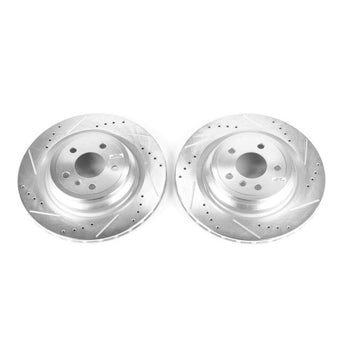 compare product Power Stop 17-18 Mercedes-Benz GLE43 AMG Rear Evolution Drilled & Slotted Rotors - Pair