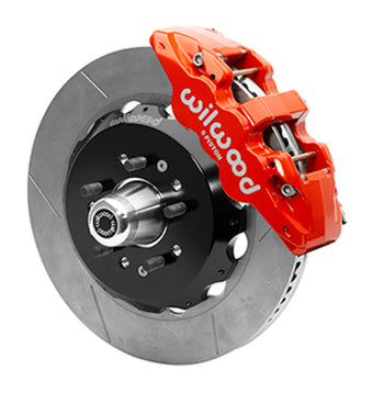 compare product Wilwood 55-57 Chevy Bel Air Aerolite 6R Kit, 5 x 4.50in/4.75in Hub - 14.00 Slotted Rotor - Red