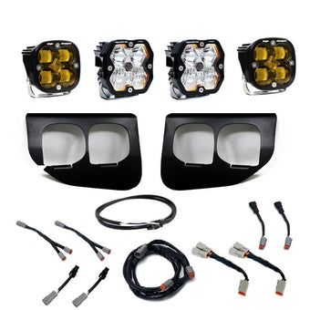compare product Baja Designs 20-22 Ford SD Squadron Pro/SAE 2.0 Fog Pocket Kit Upfitter (SAE Fog) - Baja Amber