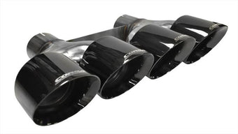 compare product Corsa 2014-2020 Chevrolet Corvette 6.2L V8 Quad 45in Polished Black Pro-Series Tip Kit