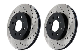 compare product StopTech Drilled Sport Brake Rotor