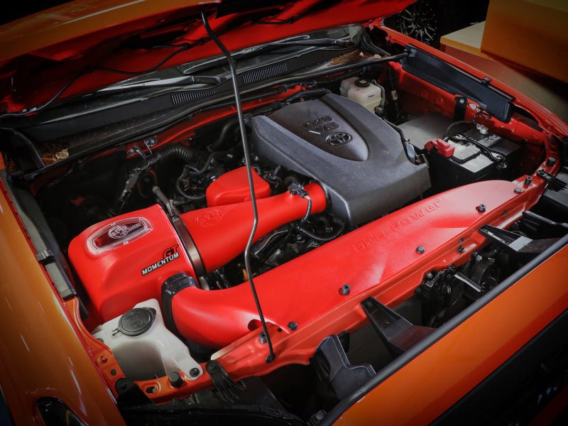 aFe 16 - 23 Toyota Tacoma V6 3.5L Momentum GT Red Edition Cold Air Intake System w/ Pro DRY S Filter - My Store