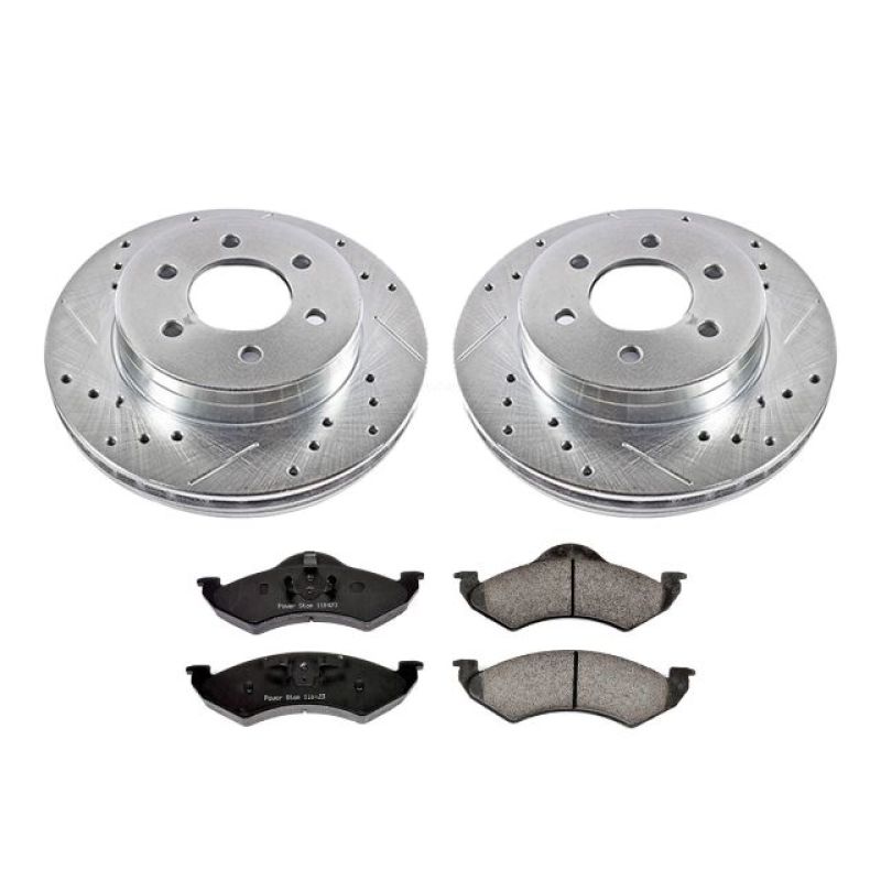 Power Stop 00 - 02 Dodge Dakota Front Z23 Evolution Sport Brake Kit - My Store