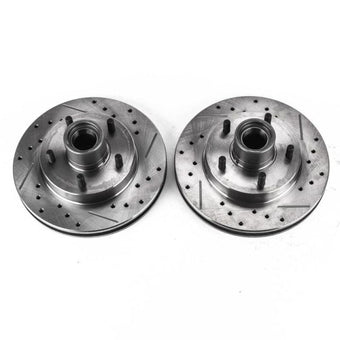 compare product Power Stop 95-97 Chevrolet Blazer Front Evolution Drilled & Slotted Rotors - Pair