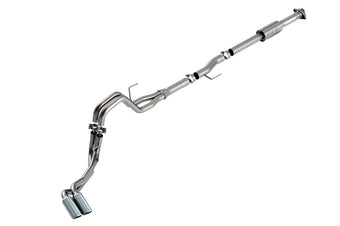 compare product Borla F-150 2021 2.7L/3.5L 4dr CC SB EC STB Lari/King R/Plinum/LTD 3/2.25 DSE Cat-Back AK CHR Tips