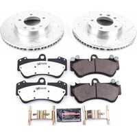 Power Stop 04 - 06 Porsche Cayenne Front Z26 Street Warrior Brake Kit - My Store