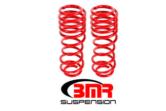 compare product BMR 07-14 Shelby GT500 Rear Handling Version Lowering Springs - Red