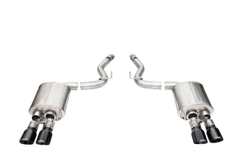 compare product Corsa 2024+ Ford Mustang V8 5.0L 3in Axle-Back Exhaust System w/ Twin 4in Black Pro-Series Tips