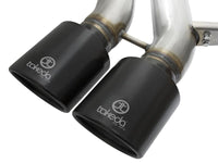 aFe Takeda 3in SS Exhaust Cat - Back 13 - 16 Ford Focus ST 2.0L Black Tips - My Store
