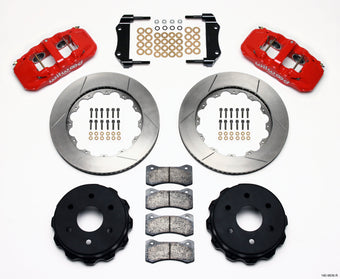 compare product Wilwood AERO4 RearTruck Kit 14.25in Red 1999-2010 GM 1500-SUV 2 Piston OE Caliper