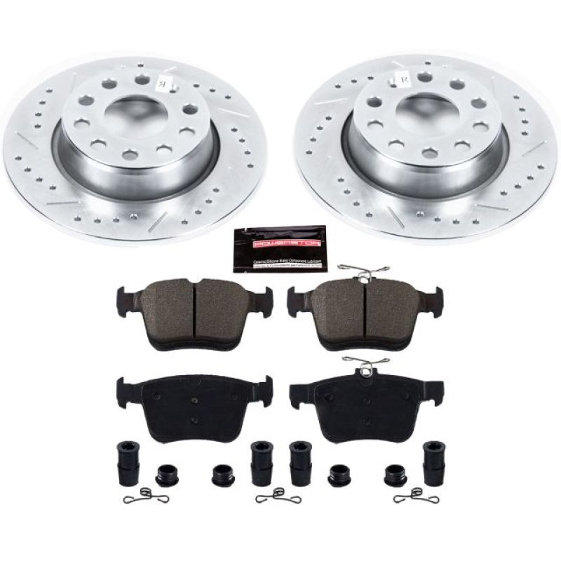 Power Stop 15 - 18 Audi A3 Rear Z23 Evolution Sport Brake Kit - My Store