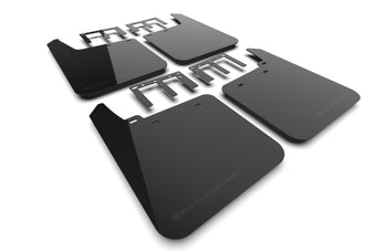 compare product Rally Armor 19-25 GMC Sierra 1500 AT4 Black UR Mud Flap w/ Metallic Black Logo