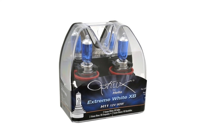 Hella Optilux XB Extreme Type H11 12V 80W Blue Bulbs - Pair - My Store