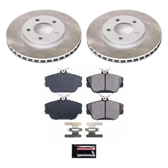 compare product Power Stop 1995 Ford Taurus Front Semi-Coated Rotor Kit