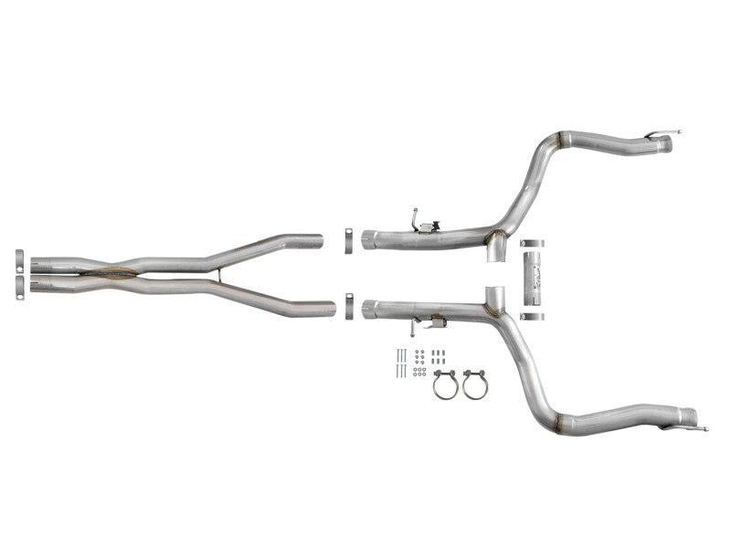 aFe MACH Force - Xp 3in 304 SS Cat - Back Exhaust 15 - 20 Dodge Charger Hellcat V8 - 6.2L/6.4L w/o Muffler - My Store