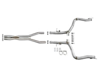 aFe MACH Force - Xp 3in 304 SS Cat - Back Exhaust 15 - 20 Dodge Charger Hellcat V8 - 6.2L/6.4L w/o Muffler - My Store