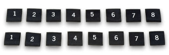 compare product Moroso Spark Plug Shrink Sleeves - Numbered From 1-8 - Set of 2