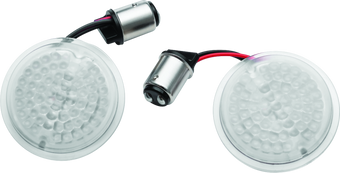 compare product Kuryakyn Luminez L.E.D. Rear Turn Signal Insert 1157 Red