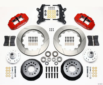 compare product Wilwood Narrow Superlite 6R Front Hub Kit 14.00in Red 60-68 Ford / Mercury Full Size / Galaxie