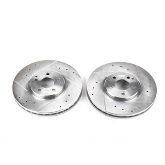 compare product Power Stop 07-09 Mercedes-Benz E350 Front Evolution Drilled & Slotted Rotors - Pair