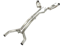 aFe MACHForce XP Exhaust 2.5in Stainless Steel CB/10 - 13 Chevy Camaro V6 - 3.6L (td) (gloss blk tip) - My Store