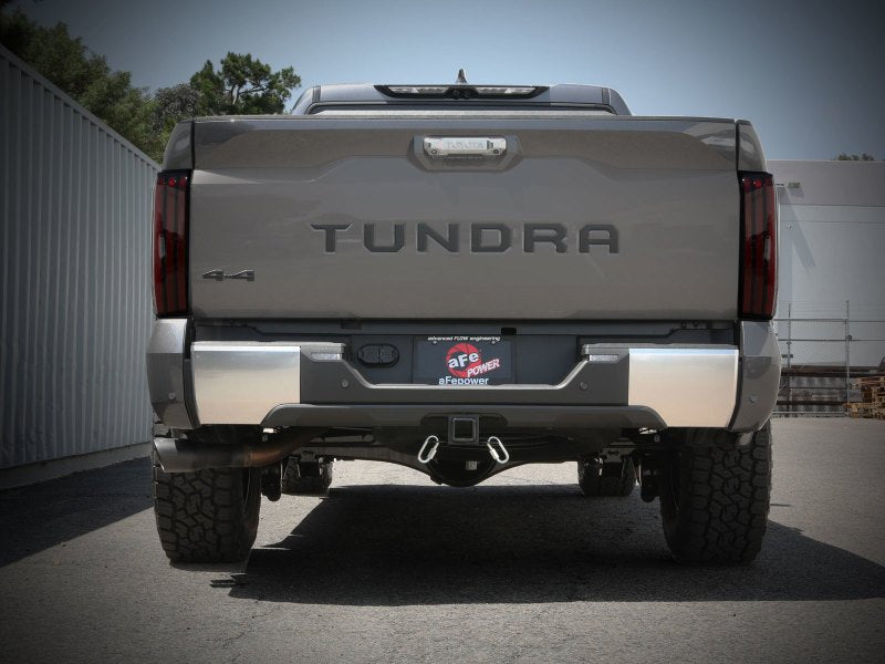 aFe 2022 Toyota Tundra V6 - 3.5L (tt) Vulcan Series 2.5in to 3in 304 SS Cat - Back Exhaust w/ Black Tip - My Store