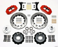 Wilwood Narrow Superlite 6R Front Hub Kit 14.00in Drill Red 79 - 87 GM G Body - My Store