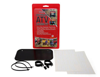 compare product Hardline ATV License Plate Aluminum Black