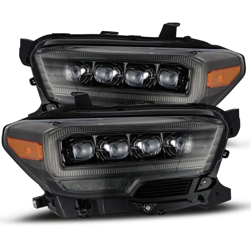 AlphaRex 16 - 20 Toyota Tacoma NOVA LED Projector Headlight Plank Style Alpha Black w/Activation Light - My Store