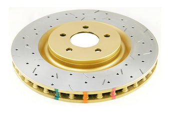compare product DBA 05-10 Mustang GT V8 Shelby Edition Front Drilled & Slotted 4000 Series Rotor