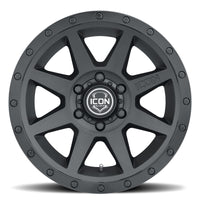 ICON Rebound 18x9 6x5.5 0mm Offset 5in BS 106.1mm Bore Double Black Wheel - My Store