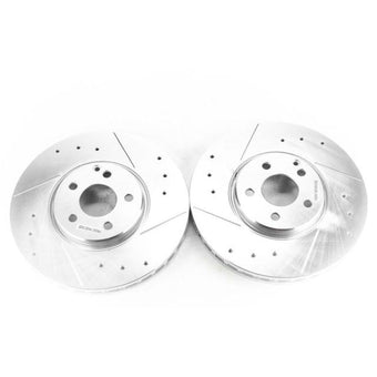compare product Power Stop 04-06 Mercedes-Benz E500 Front Evolution Drilled & Slotted Rotors - Pair