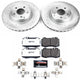 Power Stop 03 - 06 Mercedes - Benz E500 Front Z26 Street Warrior Brake Kit - My Store