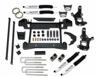 compare product Tuff Country 01-10 Chevy Silverado 2500HD 4x4 6in Lift Kit (w/1pc Sub Frame SX8000 Shocks)