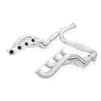 compare product Stainless Works 15-19 Ford F-150 5.0L Catted Factory Connect Headers 1-7/8in Primaries 3in Collector