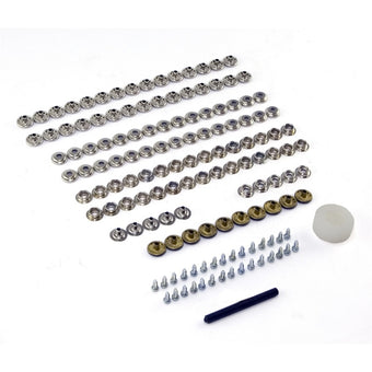 compare product Omix Soft Top Snap Kit 55-86 Jeep CJ5 CJ7 and CJ8