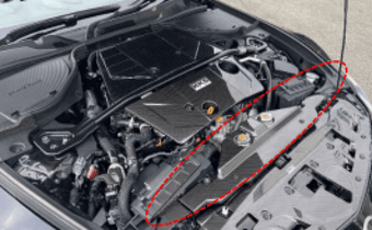 compare product HKS 2023 Nissan Z Dry Carbon Radiator Cover