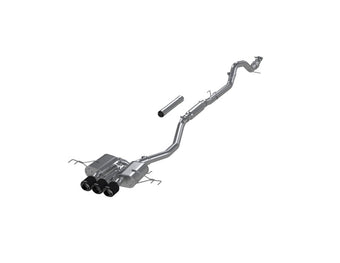 compare product MBRP 23-24 Honda Civic Type R 2.0L T304 SS 3in Cat-Back Exhaust Triple Center Outlet w/ Carbon Tips