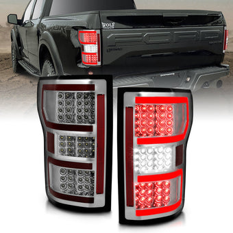 compare product ANZO 18-19 Ford F-150 LED Taillights Chrome