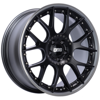 compare product BBS CH-RII 22x9.5 5x112 ET22 / 66.5 CB Satin Black Center Platinum Lip SS Rim Protector Wheel