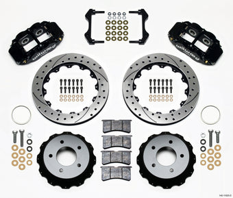compare product Wilwood Narrow Superlite 4R Rear Kit 12.88in Drilled 84-87 Corvette C4