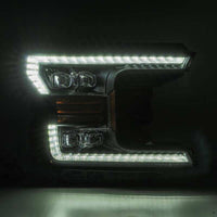 AlphaRex 18 - 19 Ford F - 150 NOVA LED Proj Headlights Plank Style Matte Black w/Activ Light/Seq Signal - My Store