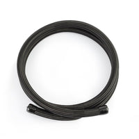 Mishimoto 6Ft Stainless Steel Braided Hose w/ - 6AN Fittings - Black - My Store