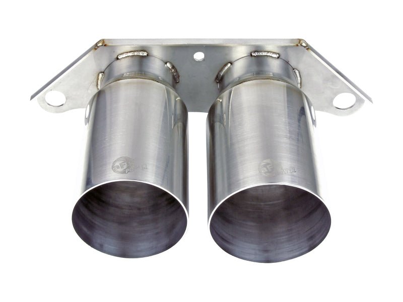 aFe Power Mach Force Xp 4in 304 SS Bolt - On Exhaust Tips Brushed 14 - 19 Porsche 911 GT3 3.8L/4.0L - My Store