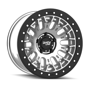 compare product Dirty Life DT-3 17X9 5x127 -38 Offset - Machined Finish w/ Simulated Beadlock