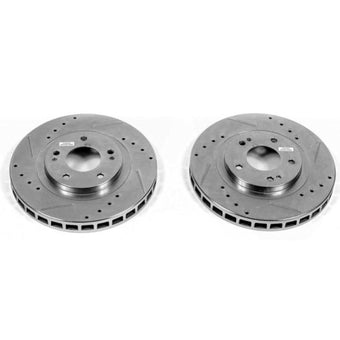 compare product Power Stop 91-93 Dodge Stealth Front Evolution Drilled & Slotted Rotors - Pair