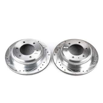 compare product Power Stop 96-99 Acura SLX Rear Evolution Drilled & Slotted Rotors - Pair