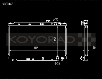 compare product Koyo 94-01 Acura Integra (MT w/ Showa/Denso OEM) Radiator